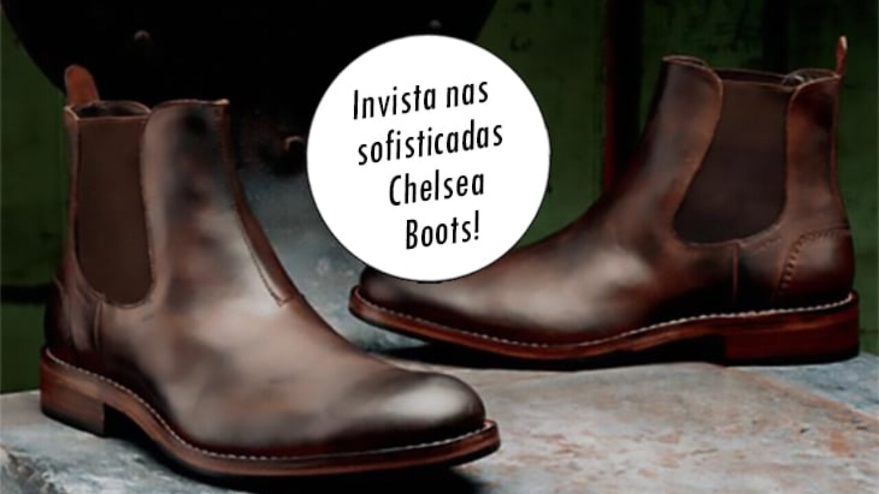 botas chelsea homem