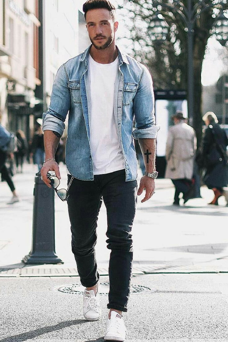 Total 78+ imagem look masculino com calça jeans escura - br ...