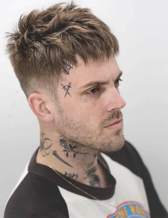 corte de cabelo masculino punk