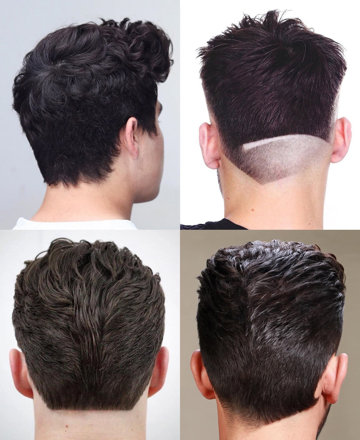 corte de cabelo masculino parte de tras