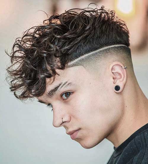 Cortes de cabelo cacheado best sale curto masculino