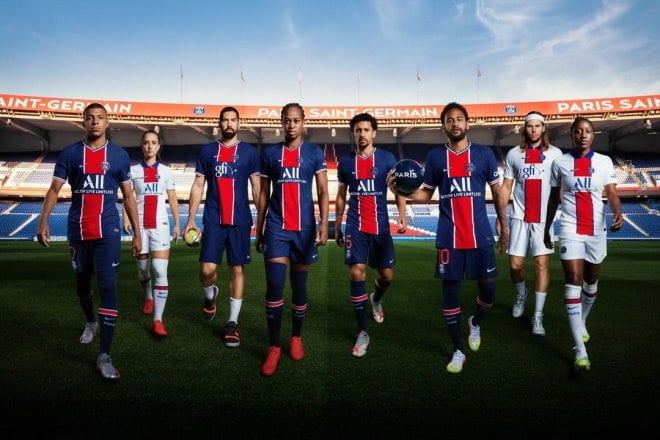uniforme Paris Saint-Germain 2020/2021